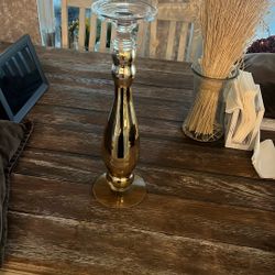 Gold Candle Holder 