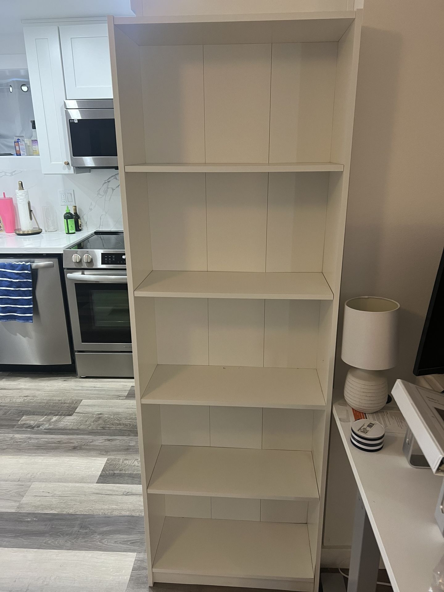 White IKEA Bookshelf