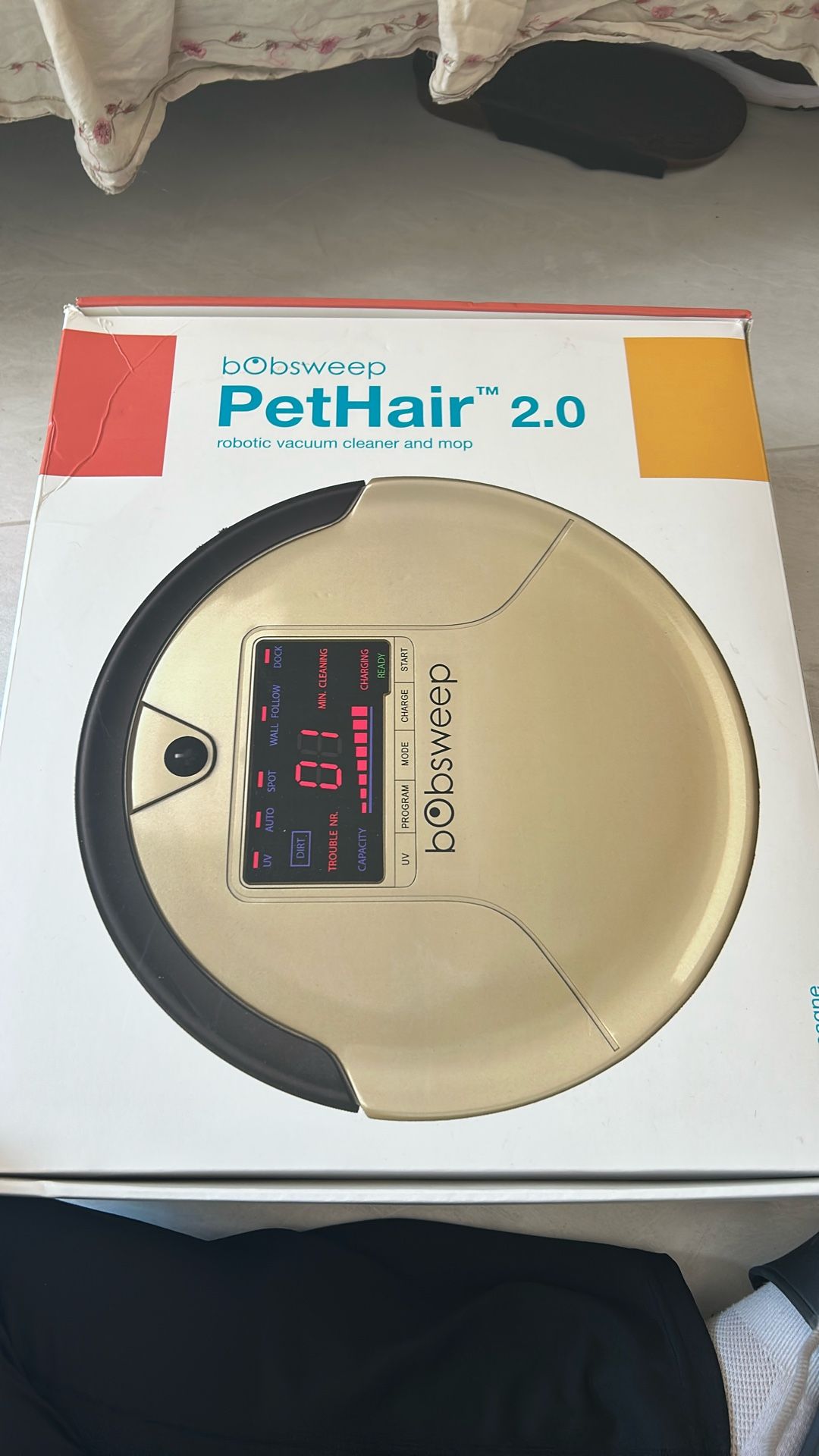 Bob Sweep Pet Hair Robot Vacuum Cleaner And Mop
