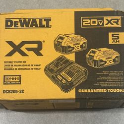 New 20v Dewalt Batteries N Charger Kit