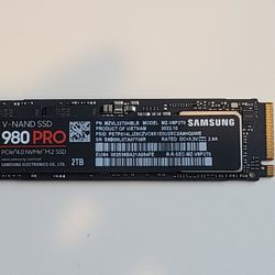 Samsung 980 Pro 2 TB NVME SSD
