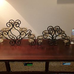 Wrought Iron Votive Candle Holders