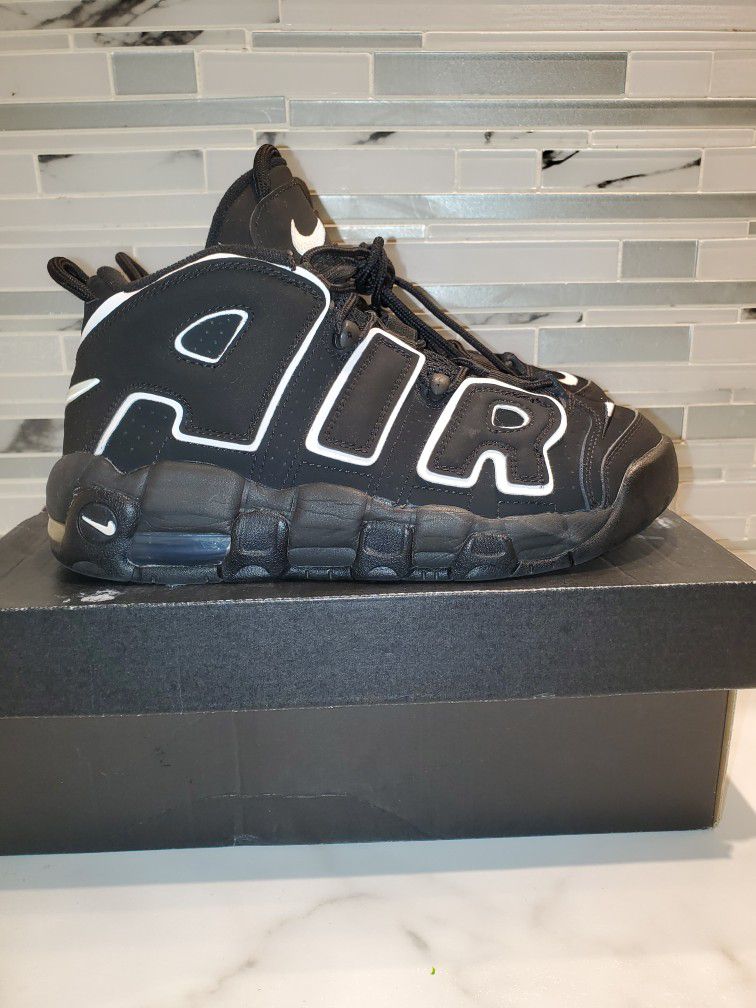 Nike Air More Uptempo Black Edition.  Size 7 Men's 