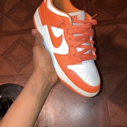 Orange Dunks Low