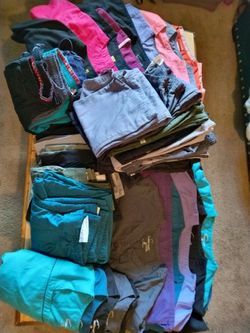 SCRUBS: BOTH TOPS AND PANTS. SIZE SMALL AND MEDIUM