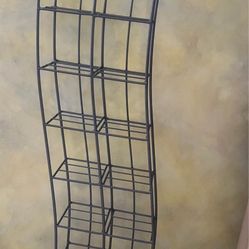 PRICE REDUCED- Silver Decorative, Wavy Shelving Art Piece 