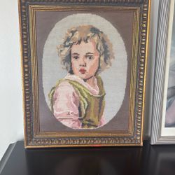 Vintage Needle Point Art 