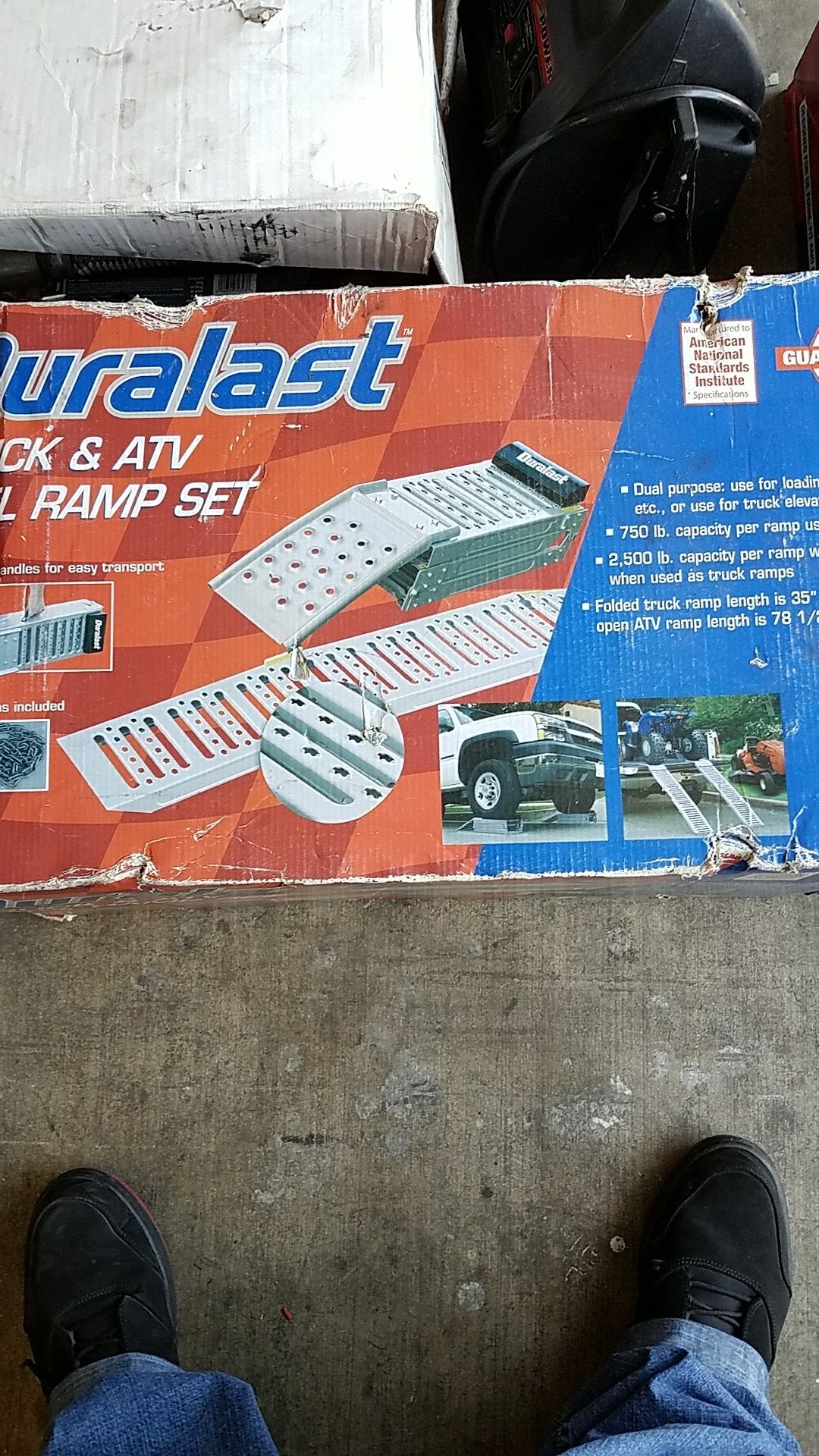 Duralast truck & atv steel ramp set brand new never used