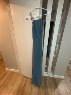 Bridesmaid dress- size 4 slate blue