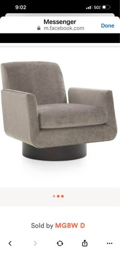 Mitchell Gold Bob Williams swivel accent chair