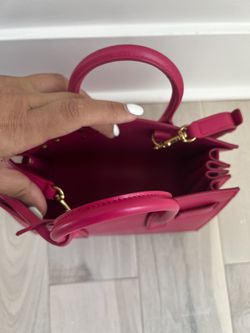 Saint Laurent Sac de Jour Nano Top-Handle Bag Pink