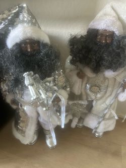 Decorative santa figures