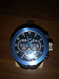 Invicta Black And Blue Watch