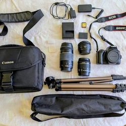 Canon EOS Rebel SL3 DSLR Camera Bundle + Tripod - $1,100 (san jose south)
