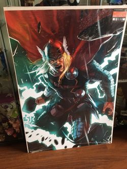 Superhero Thor comic book huge poster