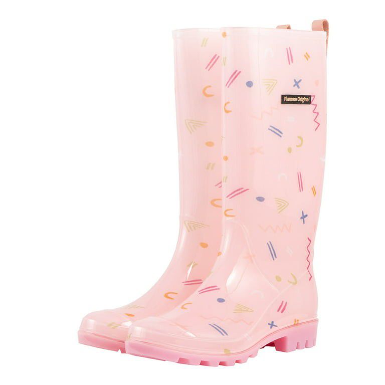 Planone Tall rain Boots for Women