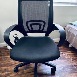 Move Out Sale(2 Office Chair, 1 Patio Chair, Desk, Laundry Basket, Organizer)