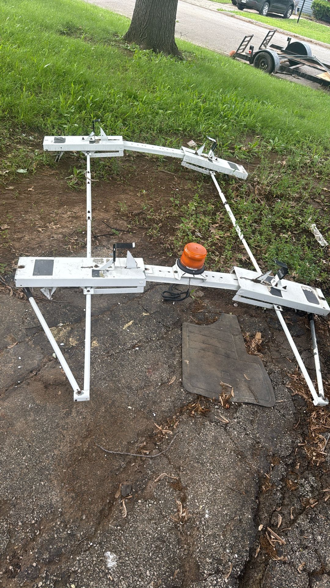 Double Side Drop Down Ladder Rack