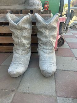New Boots Made Out Of Cement