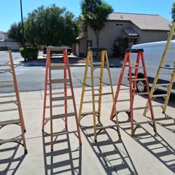 Husky 6 Ft Ladders In Excellent Condition $45 Each Very Firm