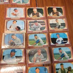 1955 Bowman Baseball Cards. Fillers 34 Cards