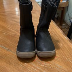 Toddler Girls Black Boots Size 5