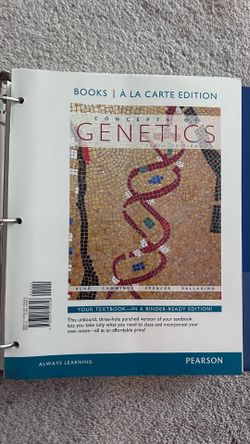 Concepts Of Genetics TextBook