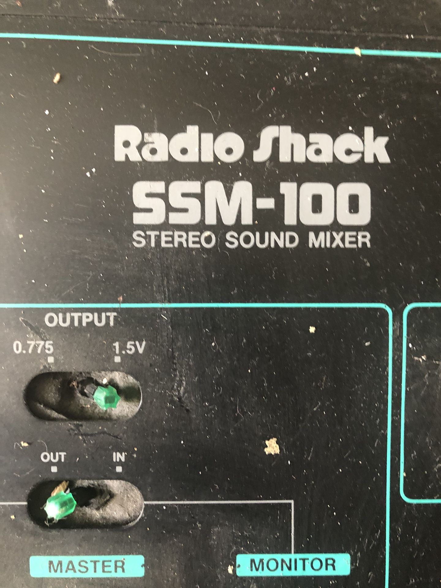 Radio shack SSM-100 stereo sound MIXER