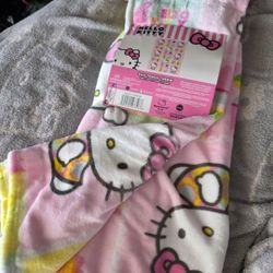 Hello Kitty Toddler Easter Blanket 