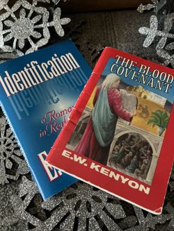 2 Books:Identification & The Blood  Covenant by E. W. Kenyon PB (1941, 1943)