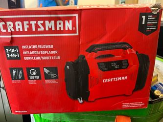 CRAFTSMAN 2-in-1 Inflator Blower 12-volt Air Inflator (Power Source: Car/Electric)