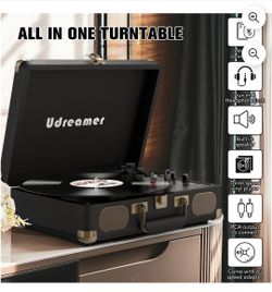 Vintage Suitcase Turntable