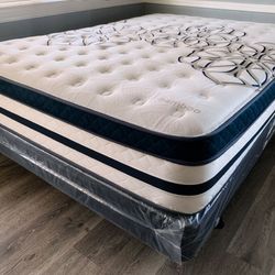 Full Siesta Comfort Europillow Top 12inch Mattress!!