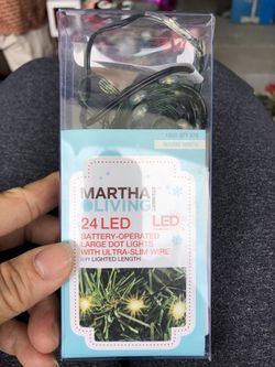 24 LED battery operated ultra slim wire.