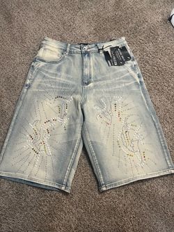 Baggy stone falcon shorts
