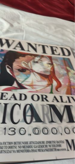 One Piece Nico Robin - Nami - Boa  Wanted Poster