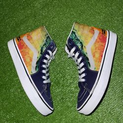 Vans Crayola x Sk8-Hi 'Mashup Melt' sneaker. 