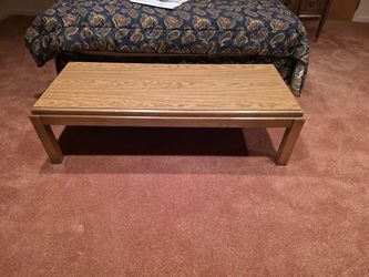 Wooden coffee table