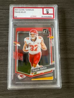 Travis Kelce Clearly Donruss Mint 9