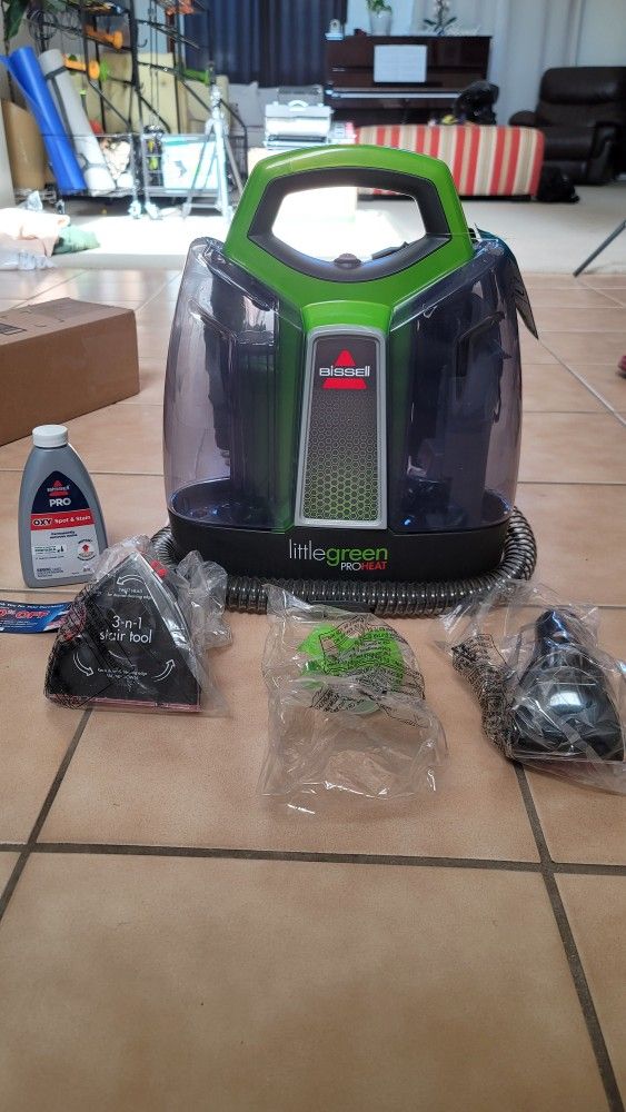 New Bissell Little Green Proheat - Open Boxe & Never Use 