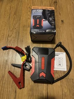Heavy Duty Jump Starter Air Pump cars trucks suvs new