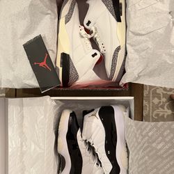 Deadstock w/receipts Jordan 11 retro gratitude and Jordan 3 retro size 12