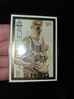 Shaquille O'Neal GOLD FOIL RC - Rare - Hard To Find - ICON SPORTS