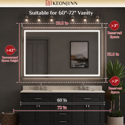 LED Anti-Fog Mirror