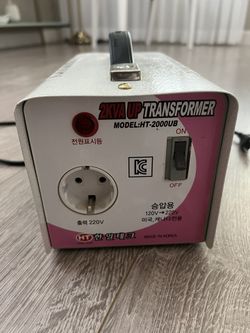 Hanil HT-2000UB transformer 220 v-> 120v