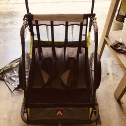 Allen Sports Deluxe 2–Child Bicycle Trailer & Stroller 