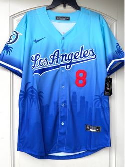 SMALL - L.A. DODGERS #8 KIKE HERNANDEZ JERSEY