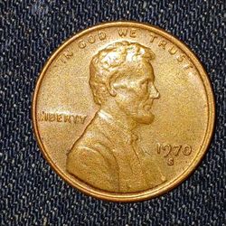 1970 S Memorial Penny Key Date 