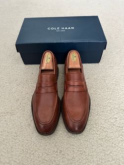 Cole Haan Warner Grand Penny Loafer, British Tan (Cognac), size 7M