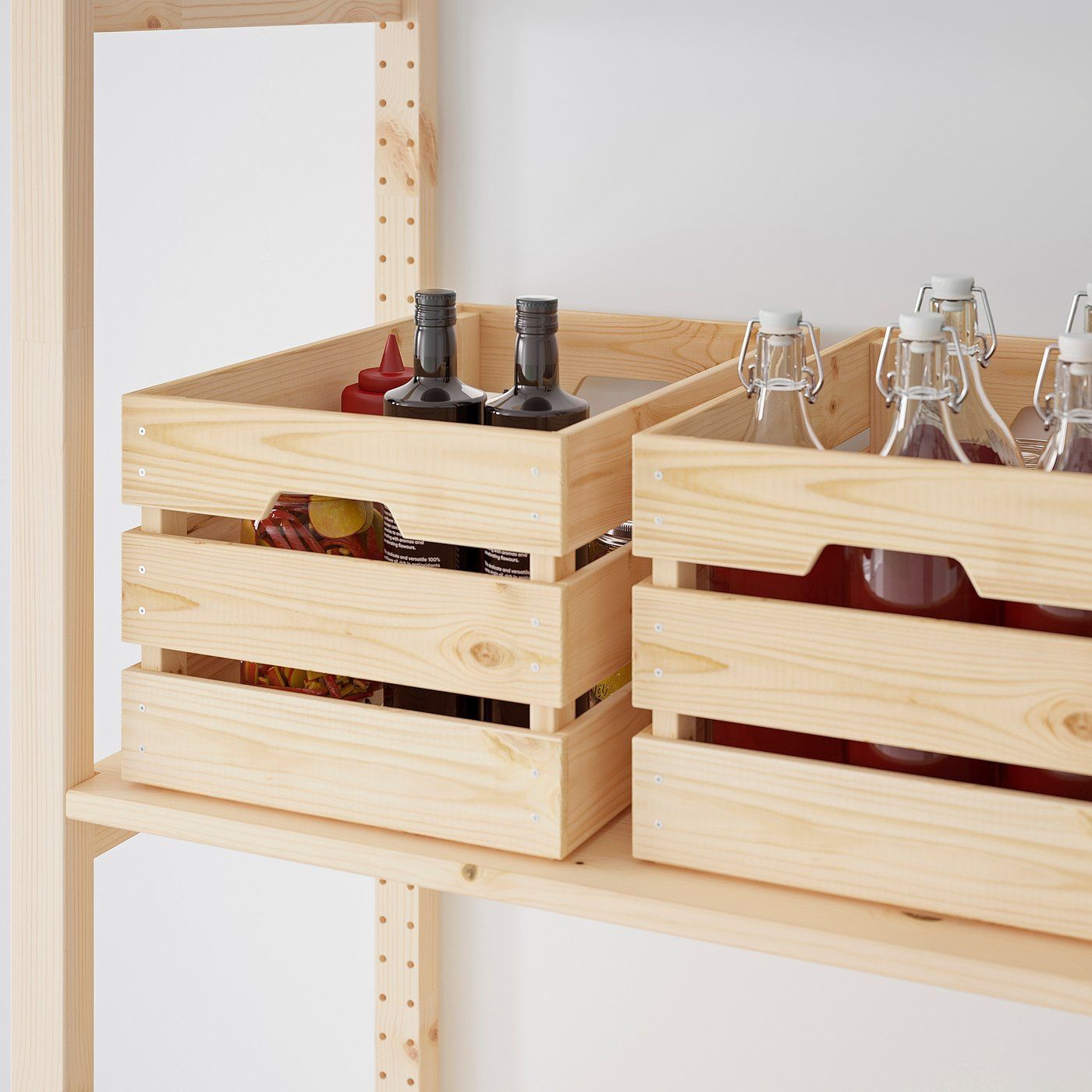 2 Ikea Storage Boxes Knagglig